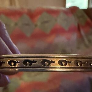 Native American 14k and sterling silver 925 signed by P Skeet